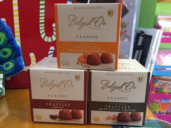 Trufas belgid or 200 gr