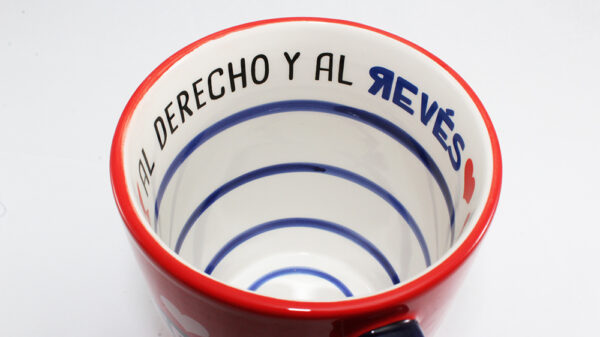 Taza Grande te quiero al derecho