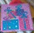 Bolsa navidad cuadrada con glitter