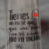 Cilindro transparente tapa roja tienes un no se que / te amo