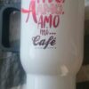 Termo Metalico Amo mi Cafe